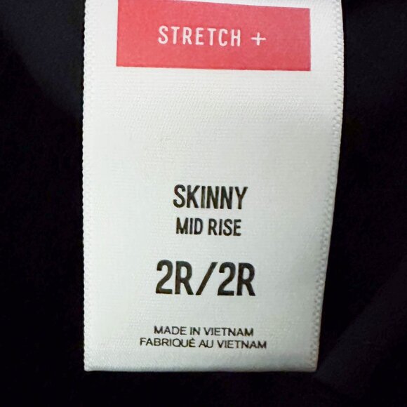 Express Stretch+ Midrise Skinny Work Pants Black Size 2R - Picture 8 of 9